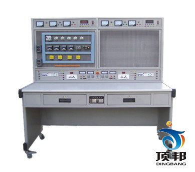 三,技术性能: 1,工作电源:三相四线(或三相五线)~380v±_接线图分享 DBW-855B 网孔型电工技能及工艺实训考核装置(双面、四组) 一、概述: 该电工实验室实训装置主要由实训桌、元件储存柜、网孔板组成。操作者根据实训线路进行元器件的布局、安装、走线,接近工业现场,有利于培养学生的动手能力和操作技能。实训项目可自行确定,根据所选项目选择相应的元器件。其是大中专院校、职业学校、技术及培训机构学生实训和电工考证的理想电工实验室考核设备。 二、特点: 1、电气控制线路元器件都装在网孔板上,操作方便、灵活、更换快捷、易扩展功能或开展新实训项目。 2、操作台只需三相四线交流电源即
