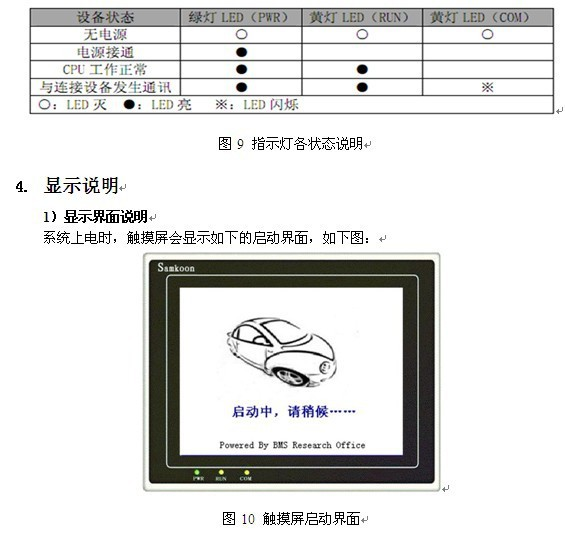 软件显示状态