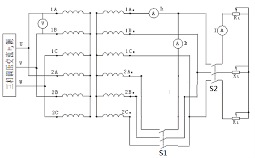 环形变压器三线接线图图片